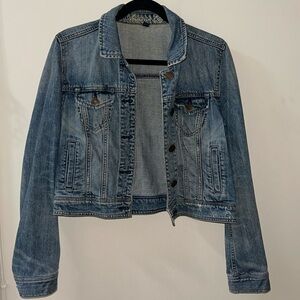 American Eagle Women’s Cropped Denim Jacket (L)